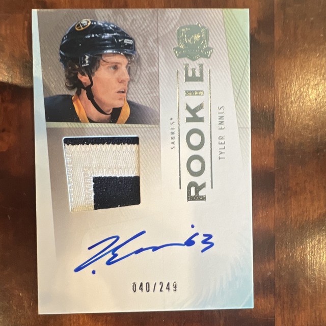 Upper Deck The Cup Tyler Ennis Sabres Rookie Auto Patch /249 #172 040/249