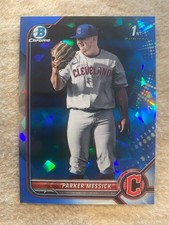 Parker Messick 2022 Bowman Chrome Draft Sapphire 1st Prospect Card #BDC-71