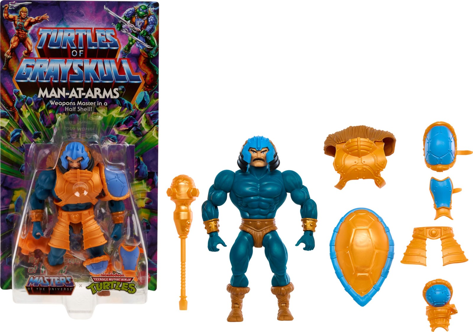 Masters of the Universe Origins Turtles of Grayskull Man-At-Arms Action Figure