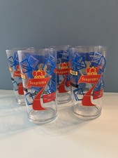 Vtg Seagrams 7& 7 Cup Set Of Four Plastic 20 Ounces