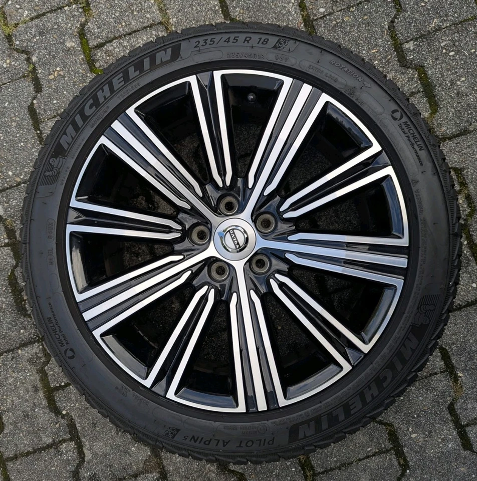 Winterräder 18 Zoll Volvo V60 S60 Original Felgen 31471312 Winterreifen DOT20 - Bild 2 von 4