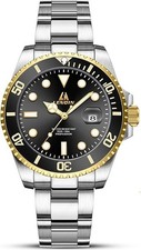 Waterproof Men Watch Stainless Steel Quartz Class Luminous Business Wristwatch B