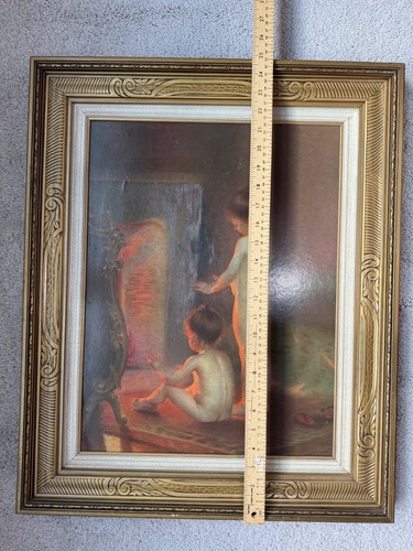 "Nach dem Bad" Gold gerahmter Kunstdruck von Paul Peel Bild 25" x 20" - Bild 18 von 24