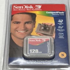 Sandisk 128MB Compact Flash Card 128MB CF Memory card SDCFB-128-455