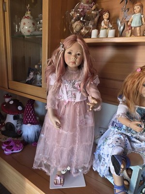  Lilia mit Gold, Annette Himstedt Atlantis Collection,  Zertifikat+Puppenständer
