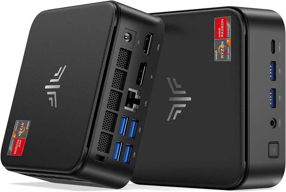 KAMRUI E3B 4K MINI PC AMD Ryzen 7 5825U 16GB DDR4 512GB SSD Windows 11 Pro WIFI6 - Image 2 of 4