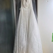 Wedding Dress with Train and Veil, Custom Size, Sample Sale