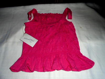 UNIVERSAL THREAD SMOCKED GIRL'S TOP - L