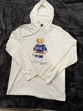 Polo Ralph Lauren Polo Bear USA White Pullover Hoodie Men's Size M