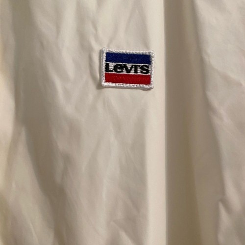 Levi's men’s White Windbreaker with Logo Patch 2x 2XL - Picture 4 of 10