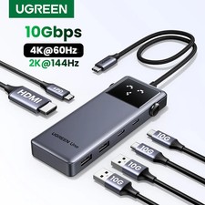 UGREEN USB C HUB 6-In-1 4K60Hz PD100W 10Gbps USB3.2