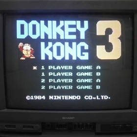 Donkey Kong Series Famicom Used DK3 Game Cartridge - Tested, Includes Box