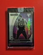 2020-21 Panini Flux Titan Silver Prizm #16 Obi Toppin Rookie Sealed Holo RC MINT