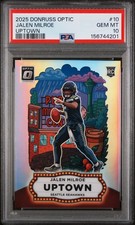 2025 Panini Donruss Optic - Uptown  Jalen Milroe #10 (RC) POP 4!!!
