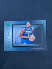 Anthony Edwards 2021-22 Panini Court Kings Contemporaries Jade /25 #29