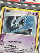 Pokémon TCG Lugia POP Series 5 Cosmos Holo Rare 2/17 PSA 7