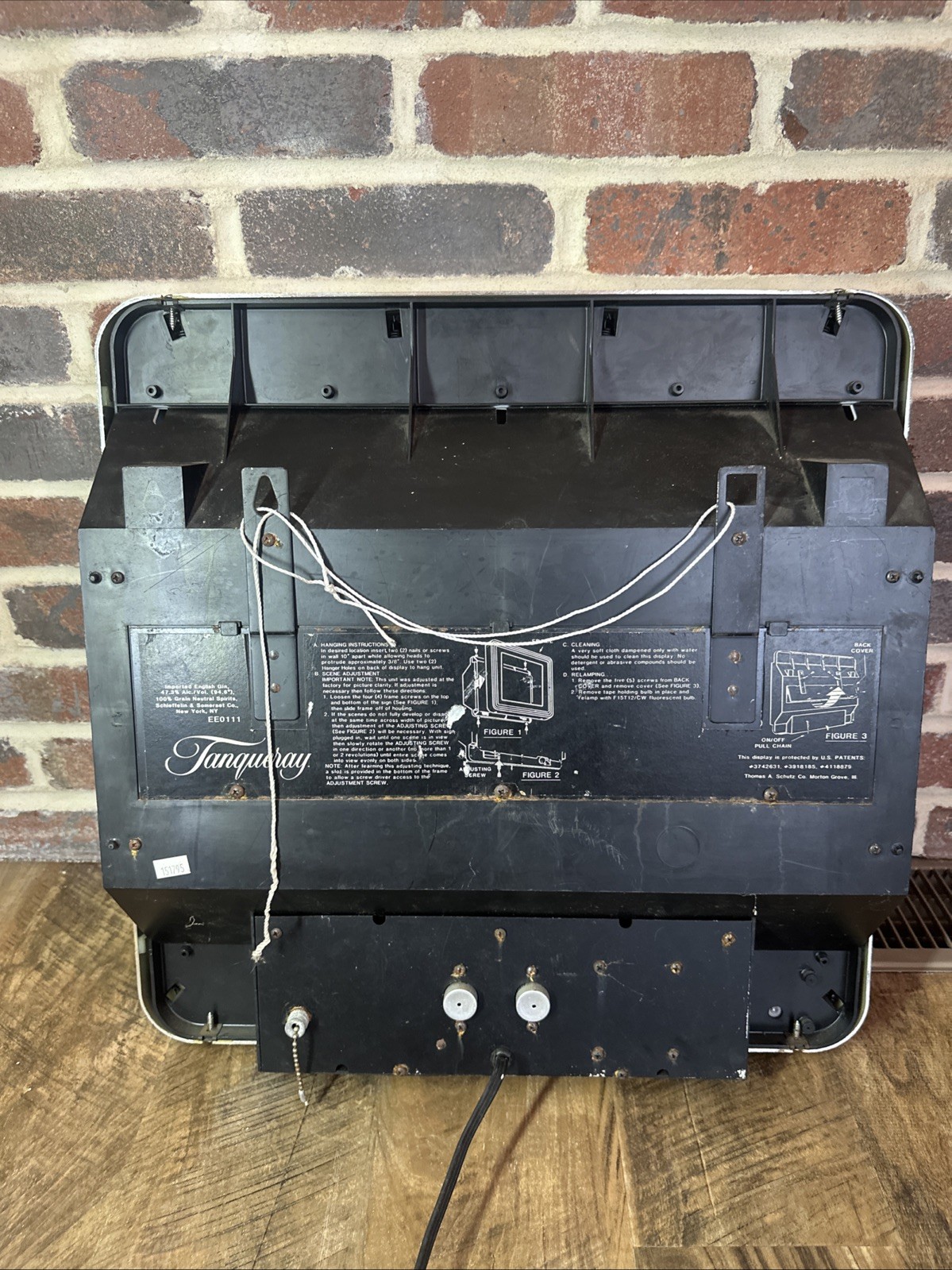 Vintage Tanqueray Gin Bar Display Sign ~ Multiple Displays!