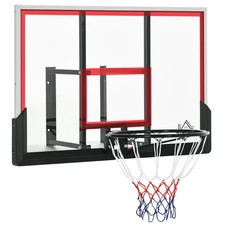 Wall Mounted Basketball Hoop Mini Hoop with 43'' Shatter Proof Backboard