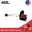 Cold Air Intake Kit + Red w/ Heat Shield For 2012-2013 Chevy Silverado 1500 5.3L
