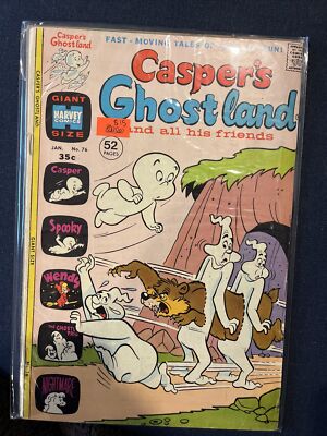 Caspers Ghostland And All His Friends No.76 Harvey Comics