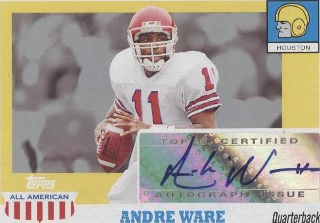 2005 Topps All American Retired Edition Andre Ware #A-AW - 1 of 2