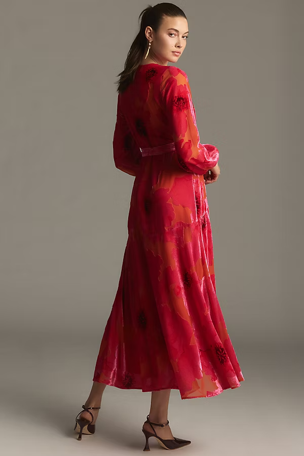 New Anthropologie Hutch Long-Sleeve V-Neck Wrap Midi Dress Velvet Green XL NWT | eBay New Anthropologie Hutch Long-Sleeve V-Neck Wrap Midi Dress Velvet Green XL NWT | eBay