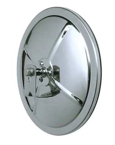 CIPA 48502 5" Round Convex Stainless Steel Mirror