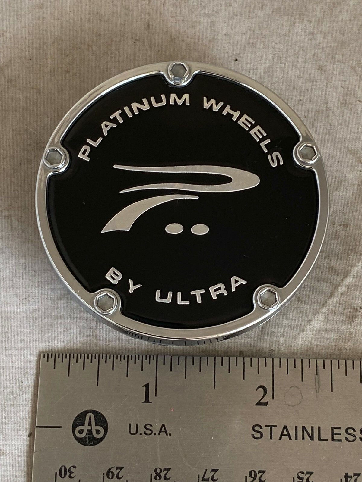 Platinum Custom Wheels Chrome Wheel Rim Hub Cover Center Cap A89-9006 89-9006-image