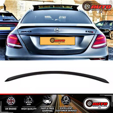 Mercedes E Klasse E63S AMG Style W213 Heck Kofferraum Lippe Spoiler Glanz Schwarz 2016-20