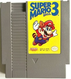 2 CARTUCCE ORIGINALI VINTAGE NINTENDO GIOCHI SUPER MARIO BROS. 3 & DR. MARIO NES