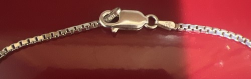 Ciondolo e collana vintage argento sterling FM 81 Lovebirds cuore con pietra preziosa rubino - Foto 6 di 11