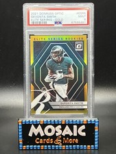2021 Donruss Optic RC Devonta Smith ELITE SERIES ROOKIES GOLD SSP /10 PSA 9 MINT