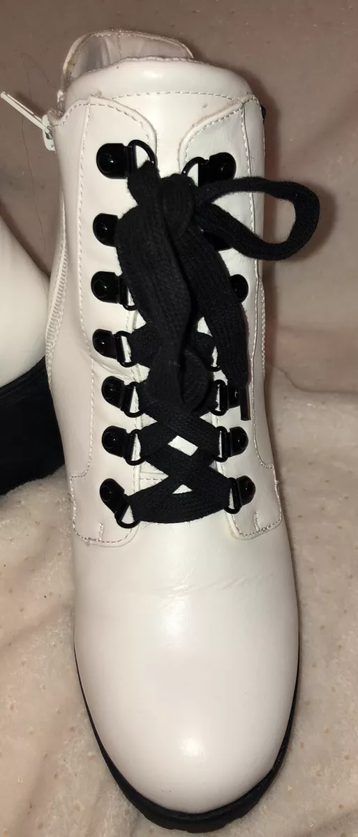 Mia white best sale boots