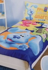 4 pc Nickelodeon Blue's Clue  You Toddler Bedding Set NIP