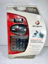 Targus PAKP003U Wireless Keyboard And Mouse Set, New Sealed