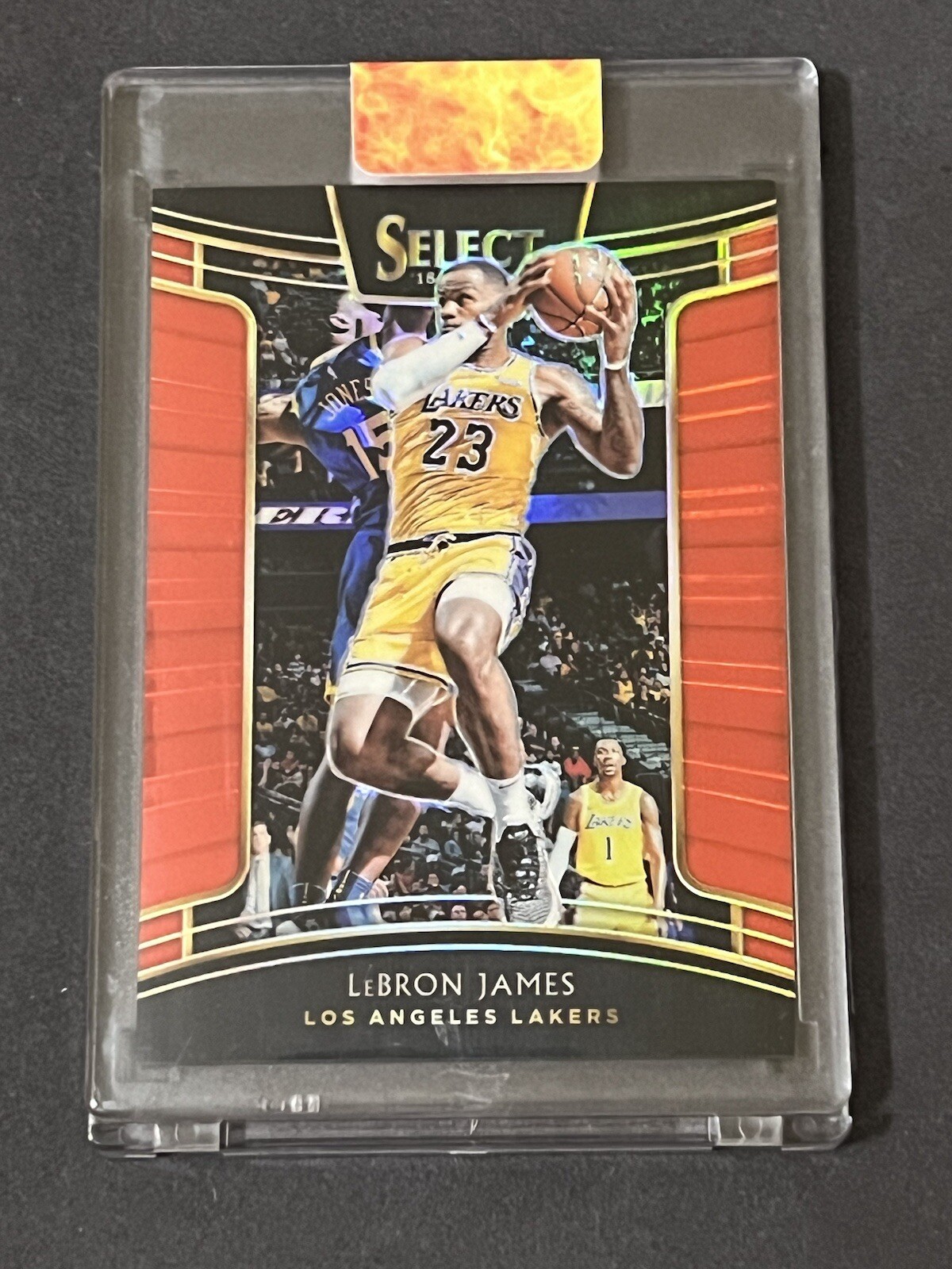 2018-19 Panini Select LeBron James #11 Concourse Red Prizm 27/199