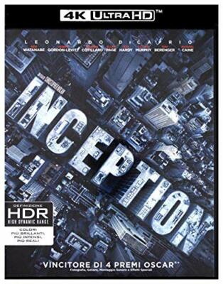 Christopher Nolan's Inception ( 4K UHD + BLU-RAY ) Leonardo DiCaprio, Tom Hardy