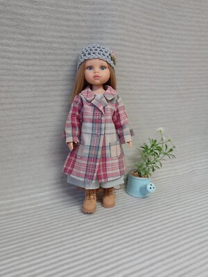 Mantel + Hut für 13 Zoll Puppen: Little Darling, Paola Reina, Mini Maru