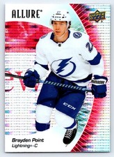 2023-24 Upper Deck Allure Red Rainbow Brayden Point Tampa Bay Lightning #85