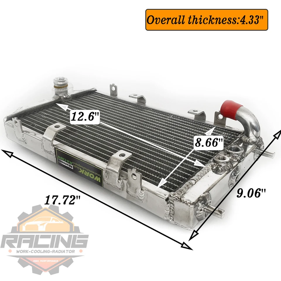 Radiador completo de aluminio para Kawasaki Vulcan 1600 VN1600 2003-2008 2005 2004 2007 Foto 2 de 4