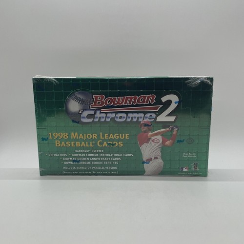 1998 Bowman Chrome Series 2 MLB Baseball Factory Sealed Hobby Box!!! - Picture 5 of 6