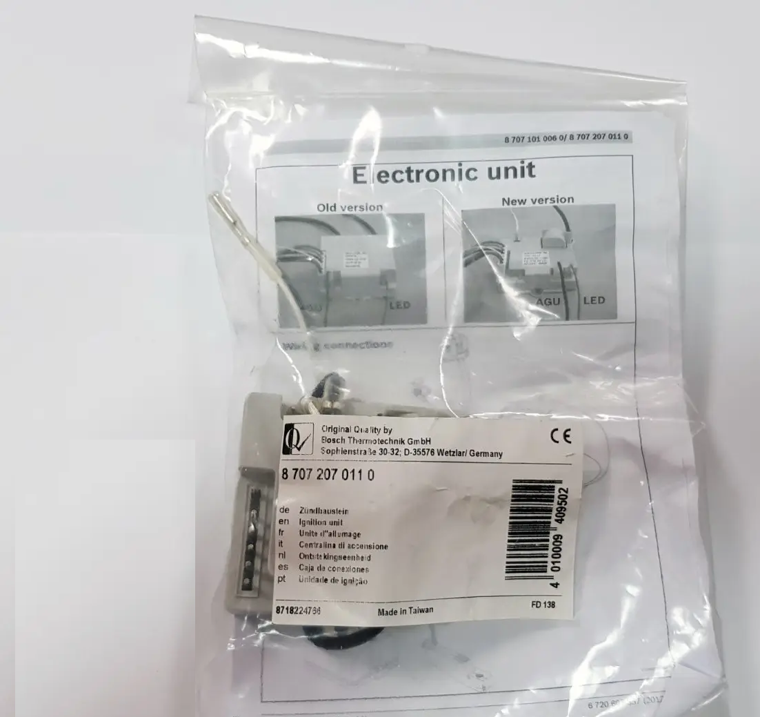 Centralina Accensione scheda BO512 scaldabagno Junkers 87072070110 WR 275/350