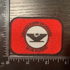 UNITED FARM WORKERS UFW  IRON ON PATCH WELGA CESAR CHAVEZ CHICANO SI SE PUEDE