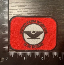UNITED FARM WORKERS UFW  IRON ON PATCH WELGA CESAR CHAVEZ CHICANO SI SE PUEDE