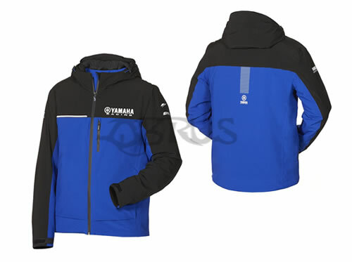 Genuine Yamaha 20 PADDOCK BLUE MEN'S Black \u0026 Blue Giacca Giacca Outerwear |  eBay