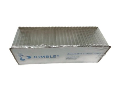 NEW Duran Wheaton Kimble 73500-16125 Disposable Culture Test Tube Tubes Qty 250