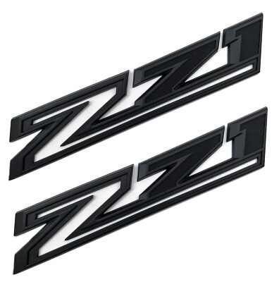 Yoaoo® 2 X OEM Negro Mate Z71 Emblema Badges 3d Para GM Chevy Silverado 1500 2500hd Sierra Tahoe Suburban Rojo Calcomanías