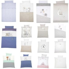 Alvi Kinder-Bettwäsche Stickerei Bett-Decke Kopf-Kissen 100x135 / 80x80 Baby