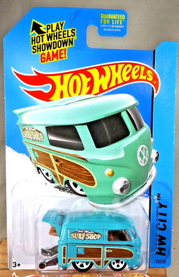 2015 Hot Wheels #73 HW City-Surf Patrol KOOL KOMBI Teal w/White 5 Spoke Wheels
