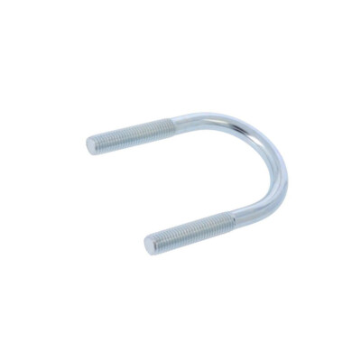 Staffa A U Tonda In Acciaio Inox V2A DIN 3570 Forma A – Filettata – Per Tubi
